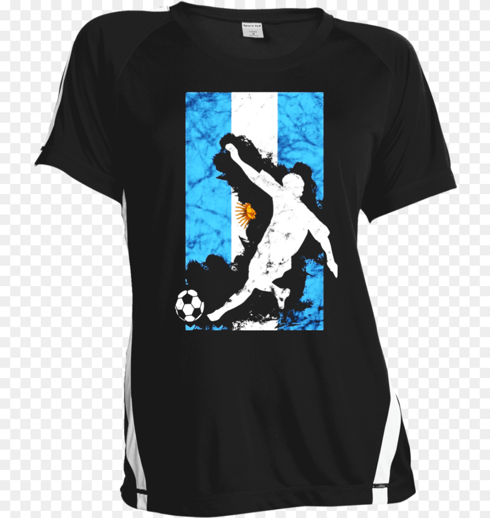 Argentina Flag Soccer Player Team T Shirt T Shirt, T-shirt, Clothing, Adult, Wedding Free Transparent Png