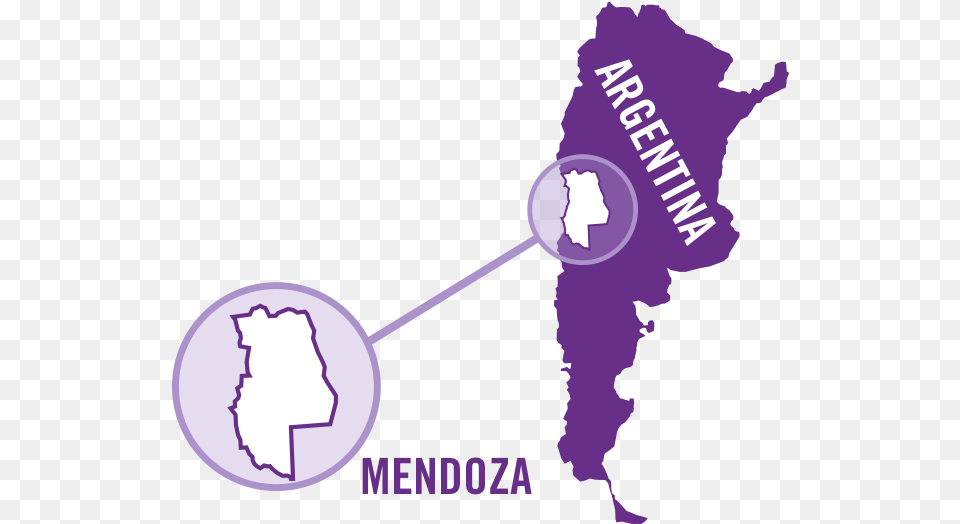 Argentina Mendoza Red 0001 Map Of Argentina Major Cities, Purple, Chart, Plot, Person Free Png