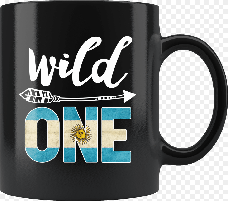 Argentina Wild One Birthday Outfit 1 Argentinian Flag Black, Cup, Beverage, Coffee, Coffee Cup Free Transparent Png