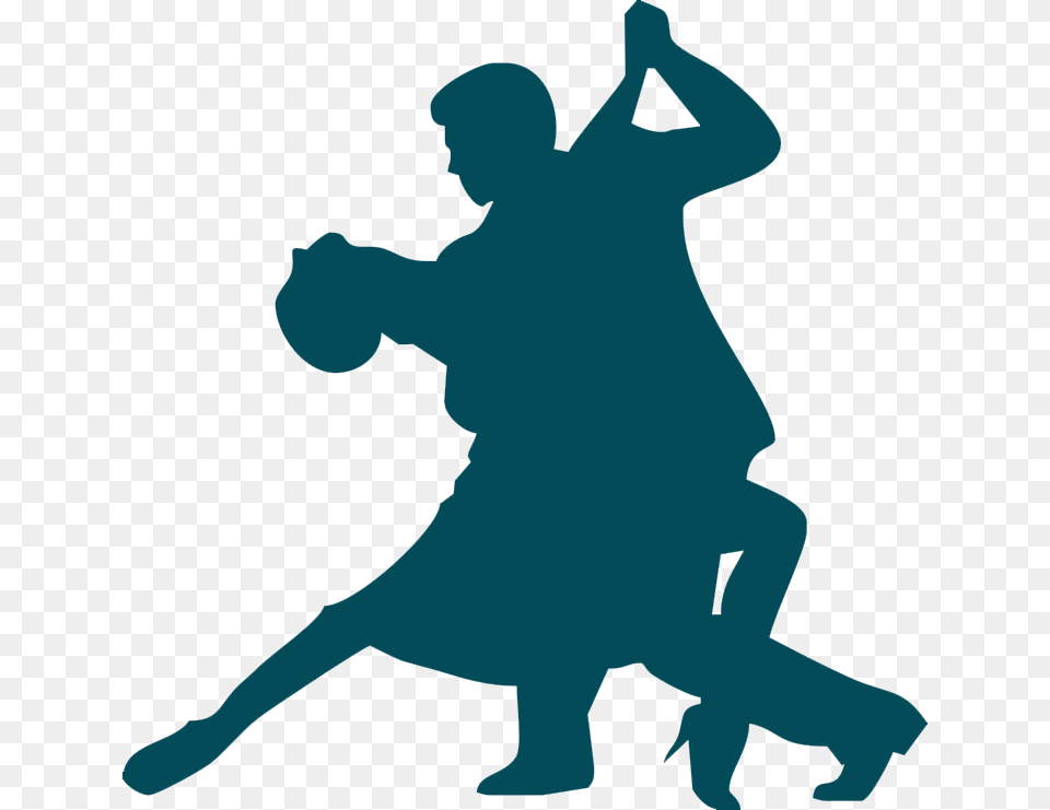 Argentine Tango Dance Silhouette Salsa Tango Silhouette, Gray Free Png Download