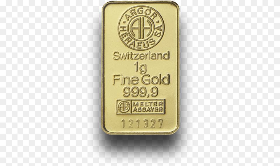 Argor Goldbar 1g Fine Gold 9999, Logo, Badge, Symbol, Mailbox Png Image