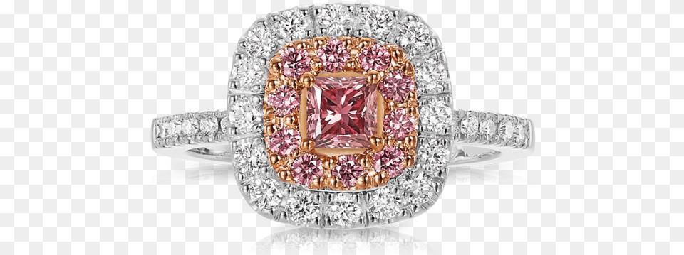 Argyle Pink Diamond Vault Ring Argyle Pink Diamonds, Accessories, Gemstone, Jewelry, Silver Free Png