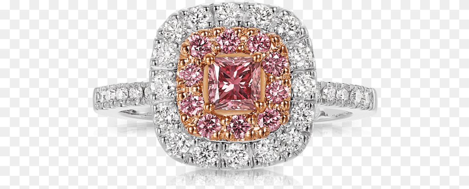 Argyle Pink Diamond Vault Ring Ring, Accessories, Gemstone, Jewelry, Chandelier Free Png Download