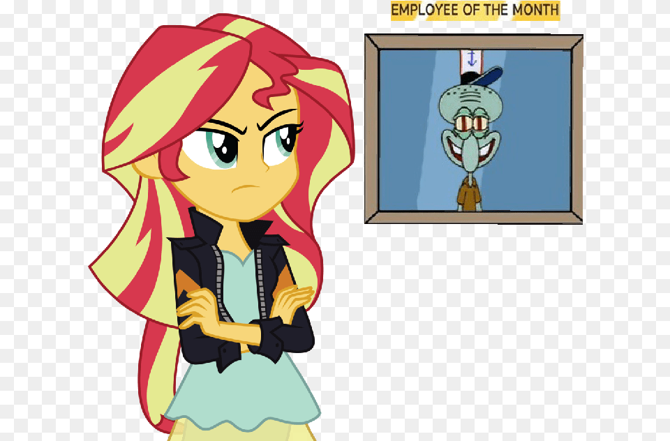 Aria Blaze Adagio Dazzle Sonata Dusk And Sunset Shimmer, Book, Comics, Publication, Baby Free Png