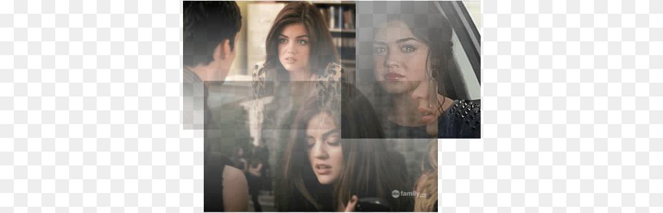 Aria Montgomery Hair, Art, Collage, Face, Person Free Png Download