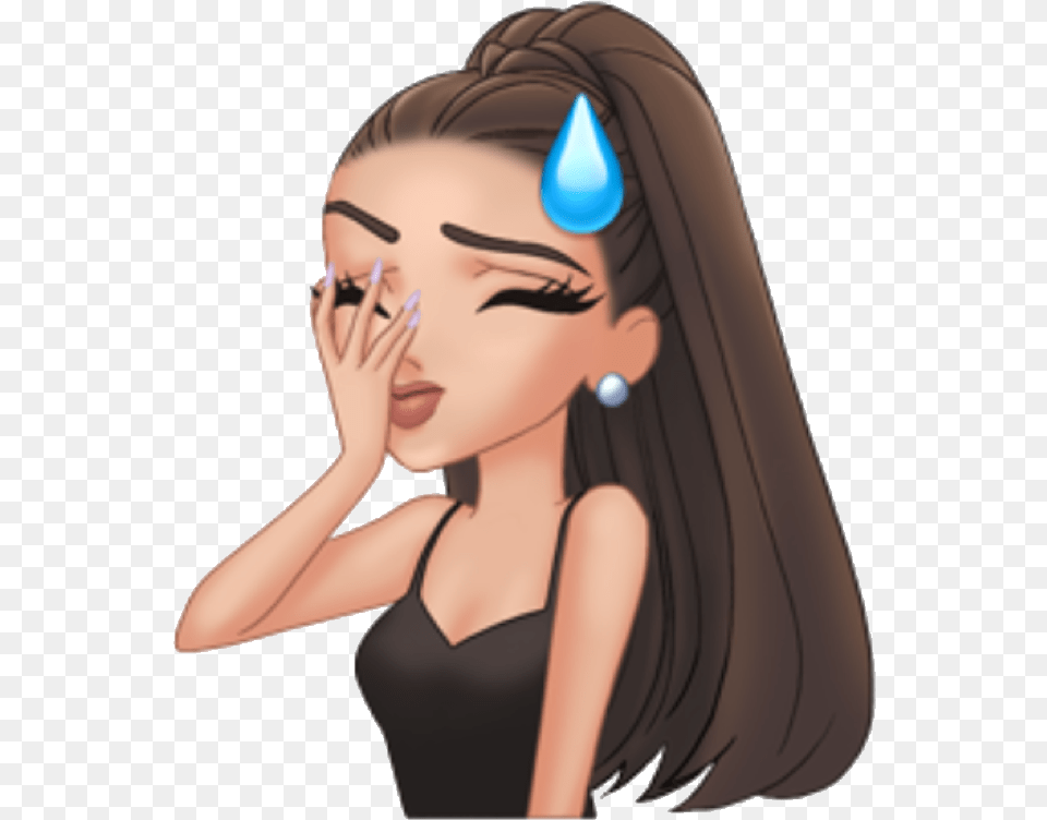 Ariana Grande Arianagrandesticker Arimoji Cute Arimojis Emojis Ariana Grande, Adult, Female, Person, Woman Free Png Download