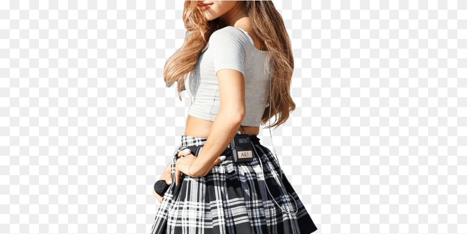 Ariana Grande Clipart Duck Ariana Grande Hairspray Penny, Clothing, Skirt, Tartan, Miniskirt Png Image
