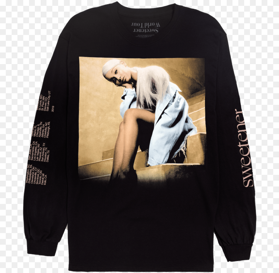 Ariana Grande Merch Europe, Clothing, Sleeve, Long Sleeve, Adult Free Png Download