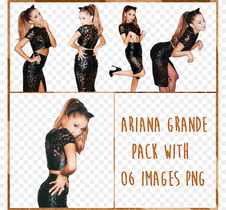 Ariana Grande Pack Camiseta Ariana Grande Estampada Rock Pop Personalizada, Adult, Person, Female, Dress Png
