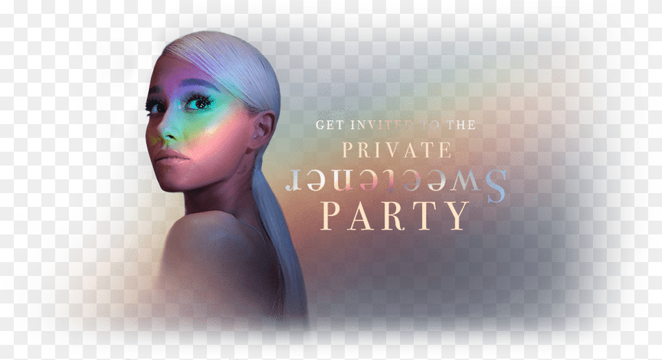 Ariana Grande Private Sweetener Party Sweetener, Person, Face, Portrait, Head Png