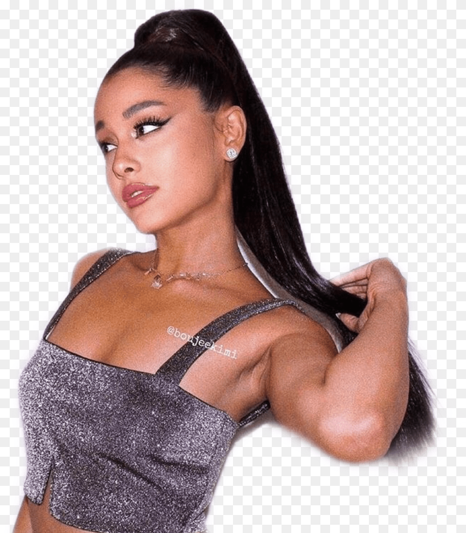 Ariana Grande Shimmer White Aesthetic Freetoedit Girl, Smoke Pipe, Baby, Person Free Transparent Png