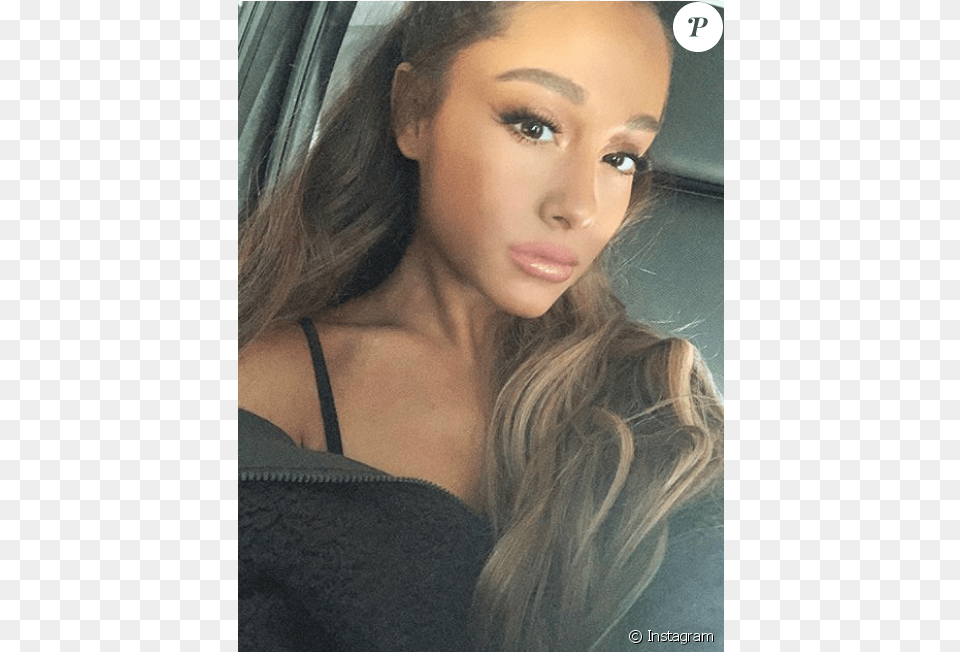 Ariana Grande Sur Une Photo Publie Sur Instagram Le Ariana Forehead, Face, Head, Person, Photography Png Image