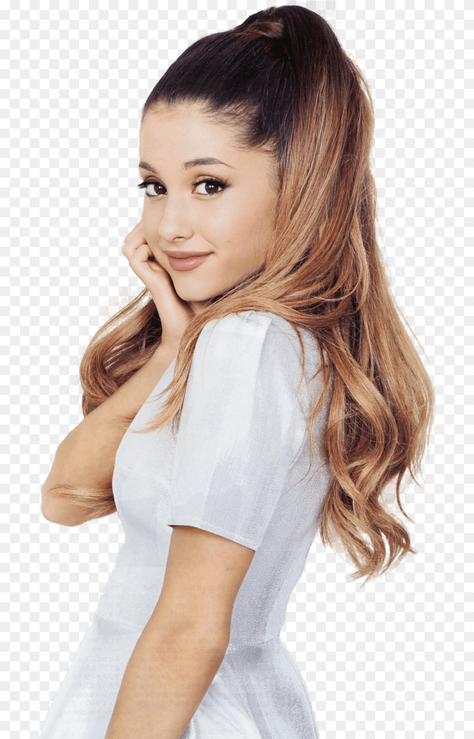 Ariana Grande Transparent 5 Image Ariana Grande No Background, Head, Face, Smile, Portrait Png