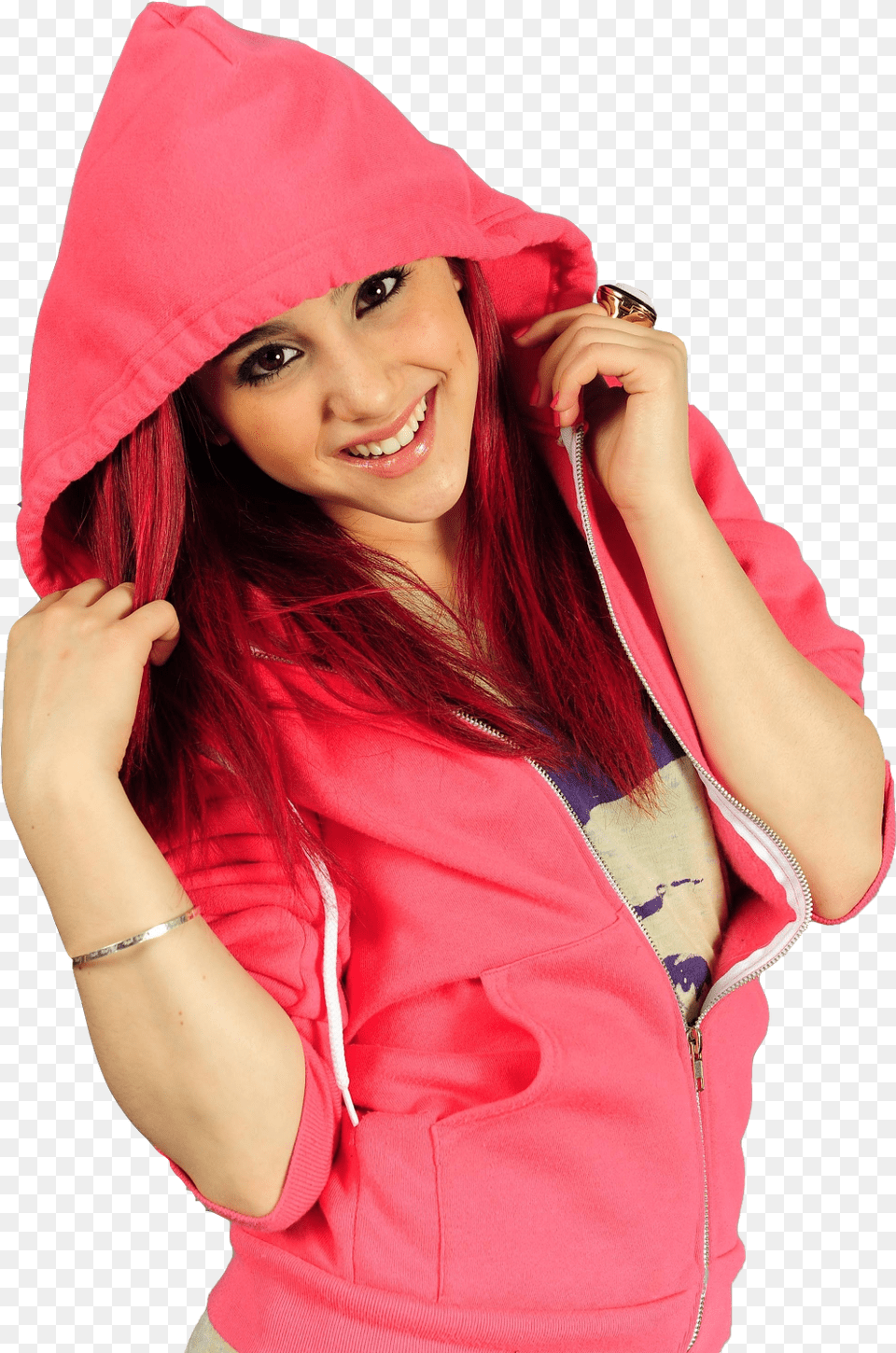 Ariana Grande Twitter Background, Hood, Clothing, Sweatshirt, Sweater Png Image