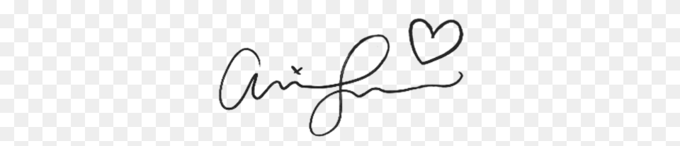 Ariana Signature, Blackboard Png Image