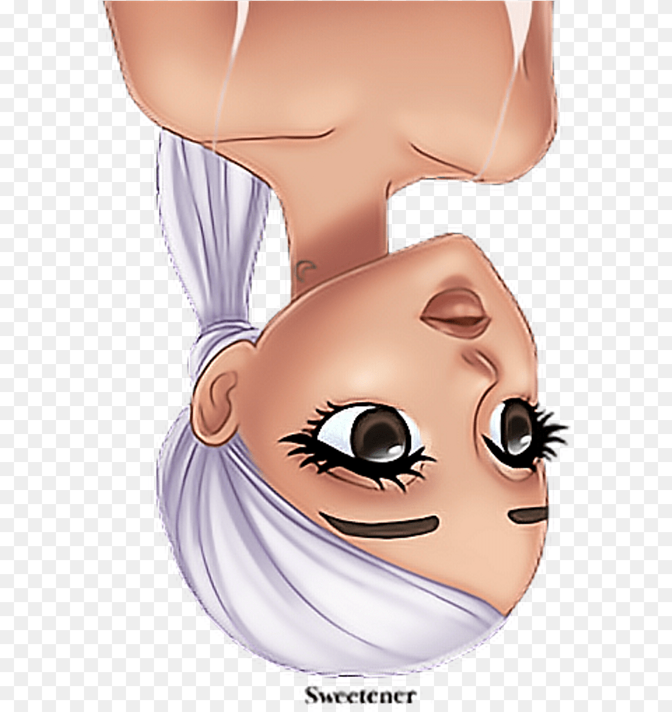 Arianagrande Ari Ariana Grande Emoji Icon Sticker Arimo Ariana Grande Sweetener Emoji, Book, Comics, Publication, Adult Free Png