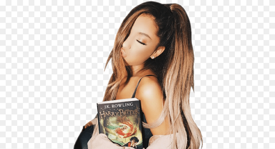 Arianagrande Famous People Book Harry Potter Tumblr Harry Potter And The Chamber Of Secrets Latin By, Person, Publication, Reading, Adult Free Png