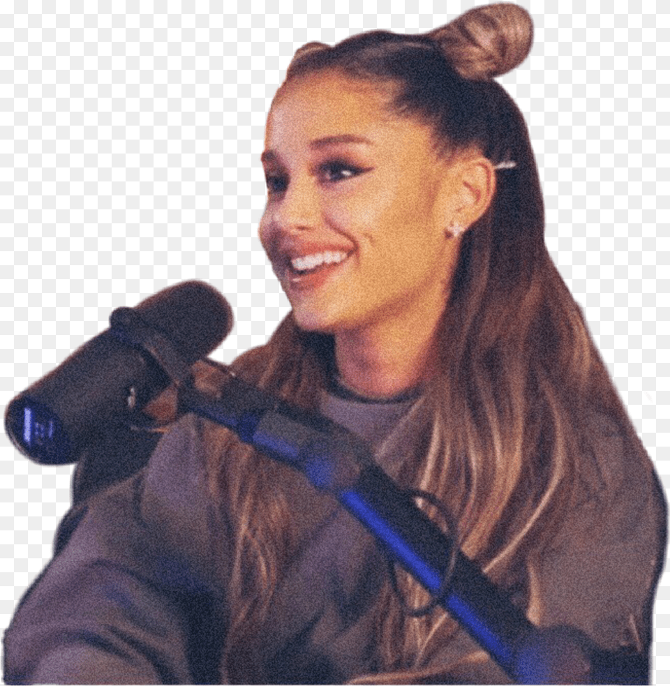 Arianagrande Happiana Thankunext Tumblr Aesthetic Girl, Adult, Solo Performance, Person, Performer Free Png Download