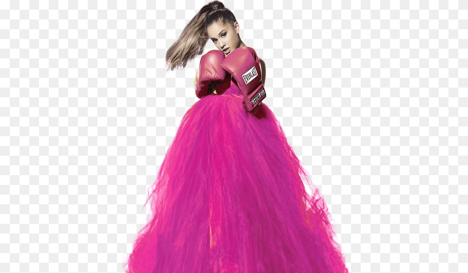 Arianagrande Moonlight Butera Dangerouswoman Ariana Grande Pink, Clothing, Dress, Glove, Adult Png Image
