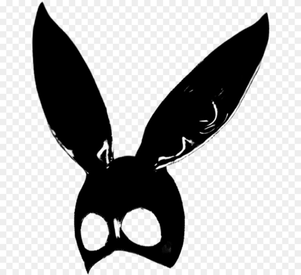 Arianagrande Rabbit Ear Bunny Ariana Grande Dangerous Woman Ears, Silhouette Free Png
