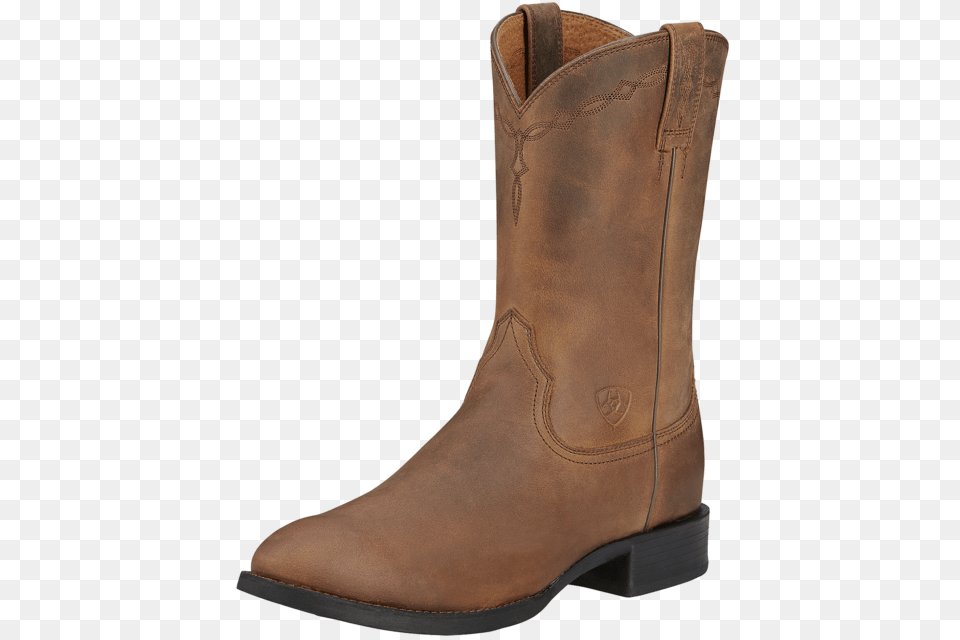 Ariat Western Boots Mens Cowboy Heritage Roper D Brown, Clothing, Footwear, Shoe, Boot Free Png Download