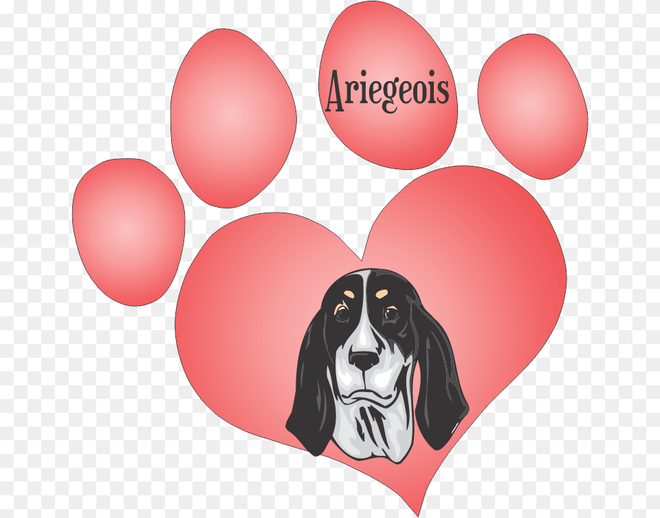 Ariegeois Dog Decal Paw, Balloon, Animal, Canine, Mammal Free Png Download