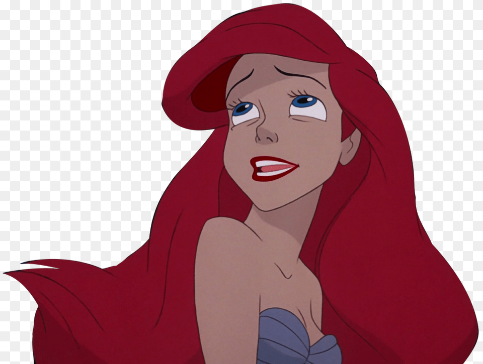Ariel, Adult, Cartoon, Female, Person Free Png