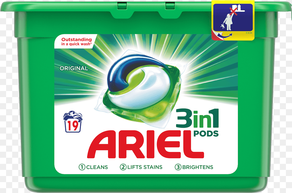 Ariel 3 In 1 Pods, First Aid, Person Free Png Download