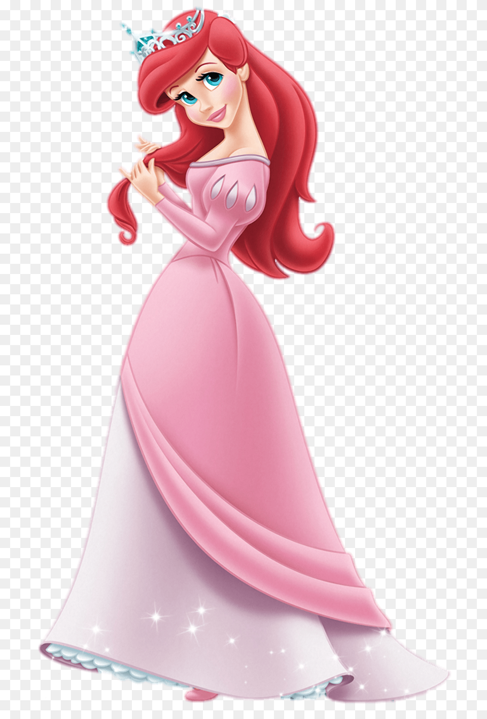 Ariel, Figurine, Clothing, Dress, Doll Free Png Download