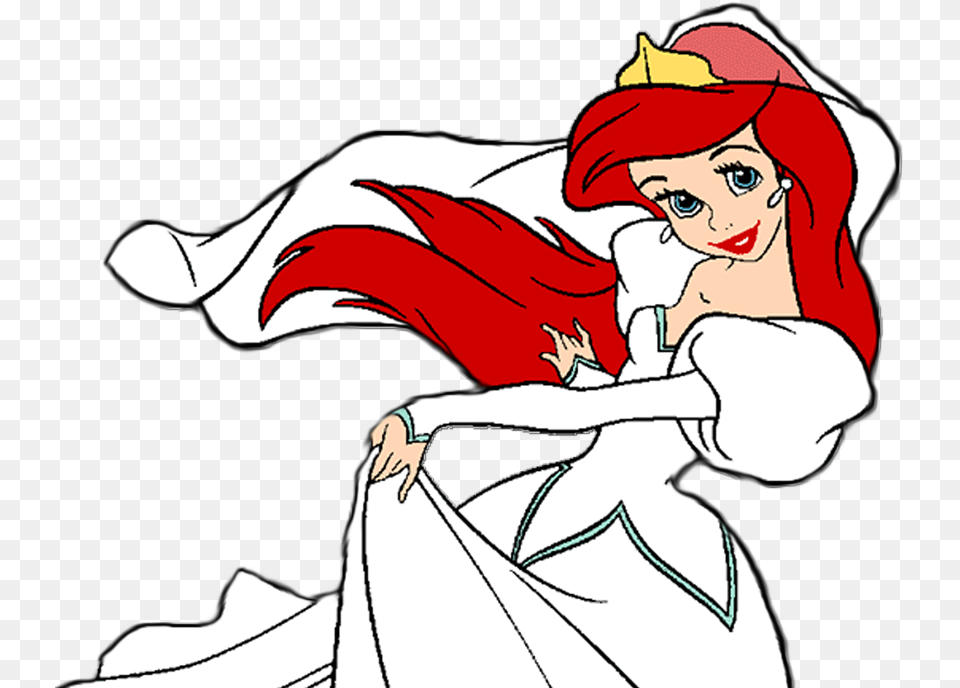 Ariel Disney, Book, Comics, Publication, Person Free Png Download