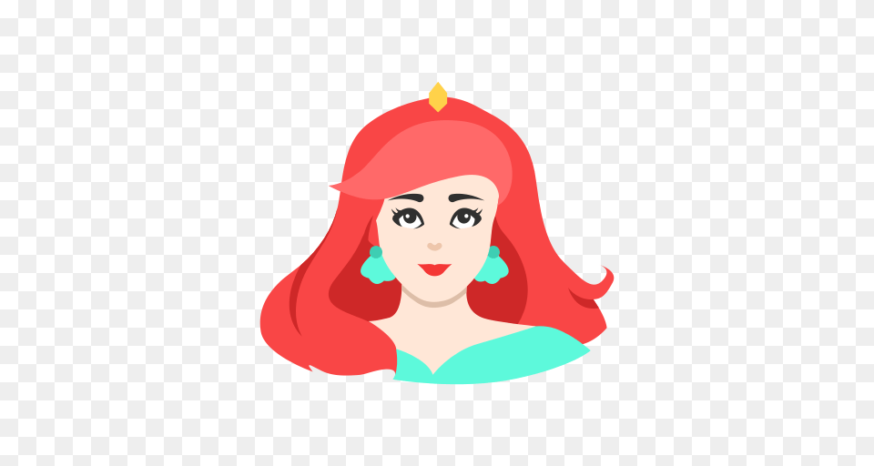 Ariel Disney Princess Lady Princess Icon, Portrait, Photography, Person, Face Png