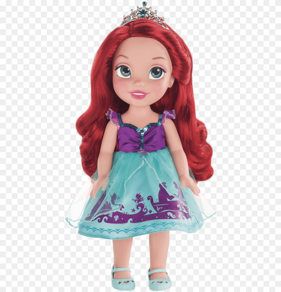 Ariel Doll Disney Princess Ariel Toddler Doll, Toy, Face, Head, Person Png