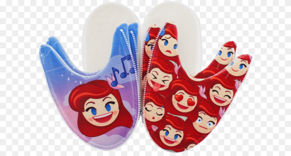 Ariel Emoji Mix N Match Zlipperz Setclass Lazyload Cartoon, Clothing, Footwear, Shoe, Baby Png Image