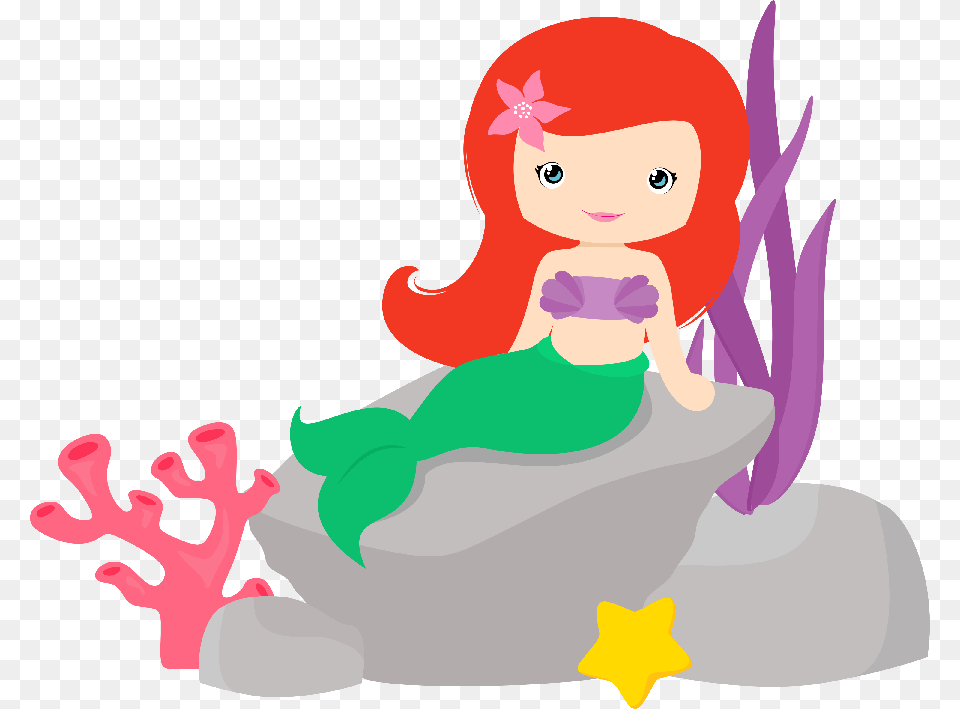 Ariel Library Clam Huge Freebie, Baby, Face, Head, Person Png Image