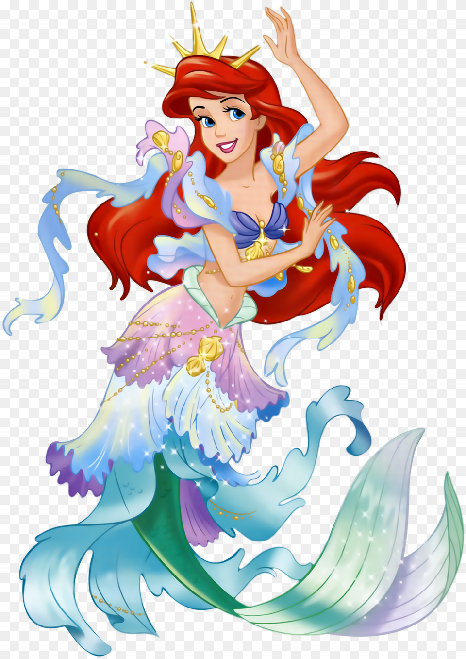 Ariel Little Mermaid Character, Adult, Female, Person, Woman Free Png Download
