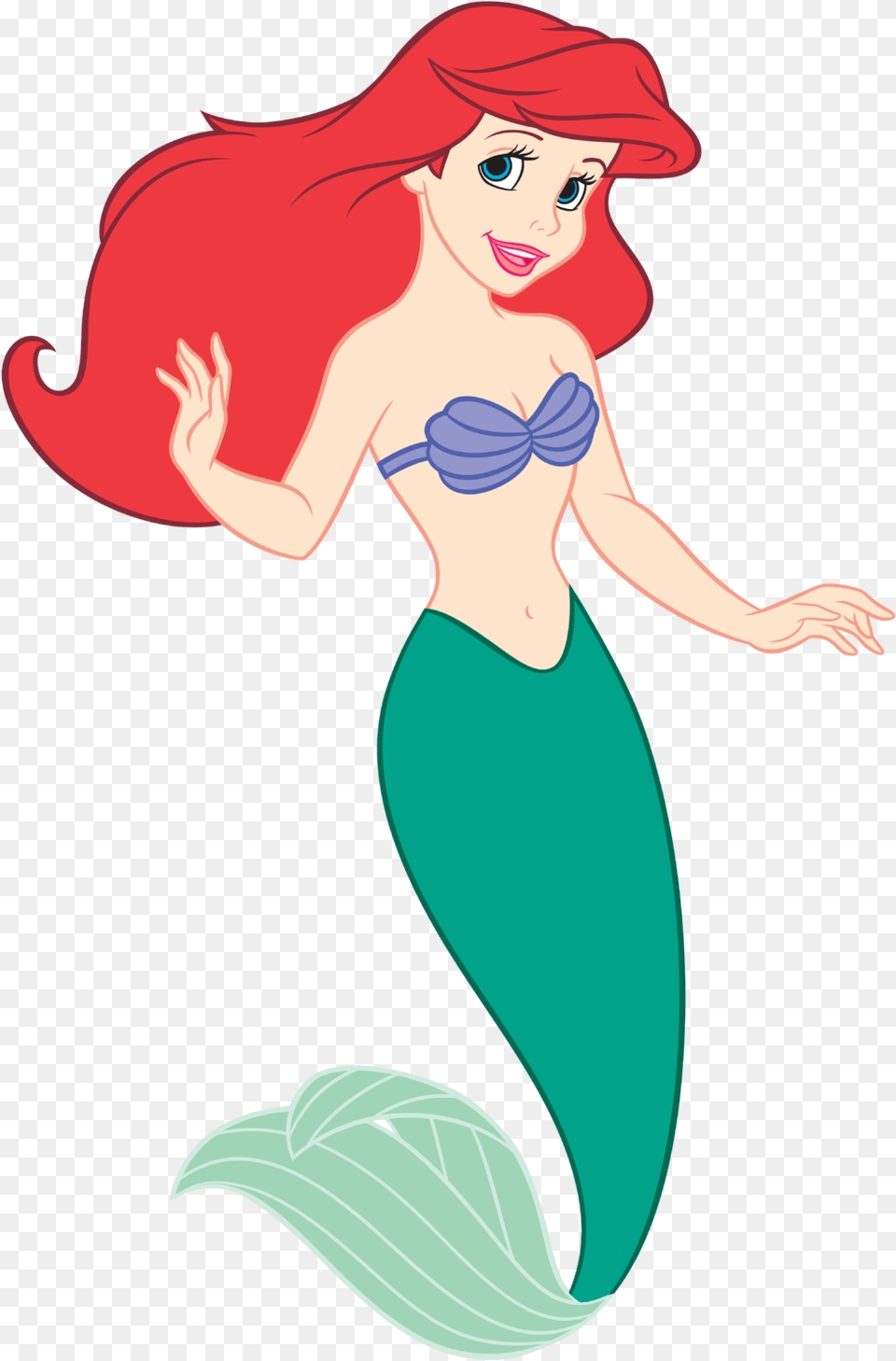 Ariel Little Mermaid Human, Adult, Female, Person, Woman Png