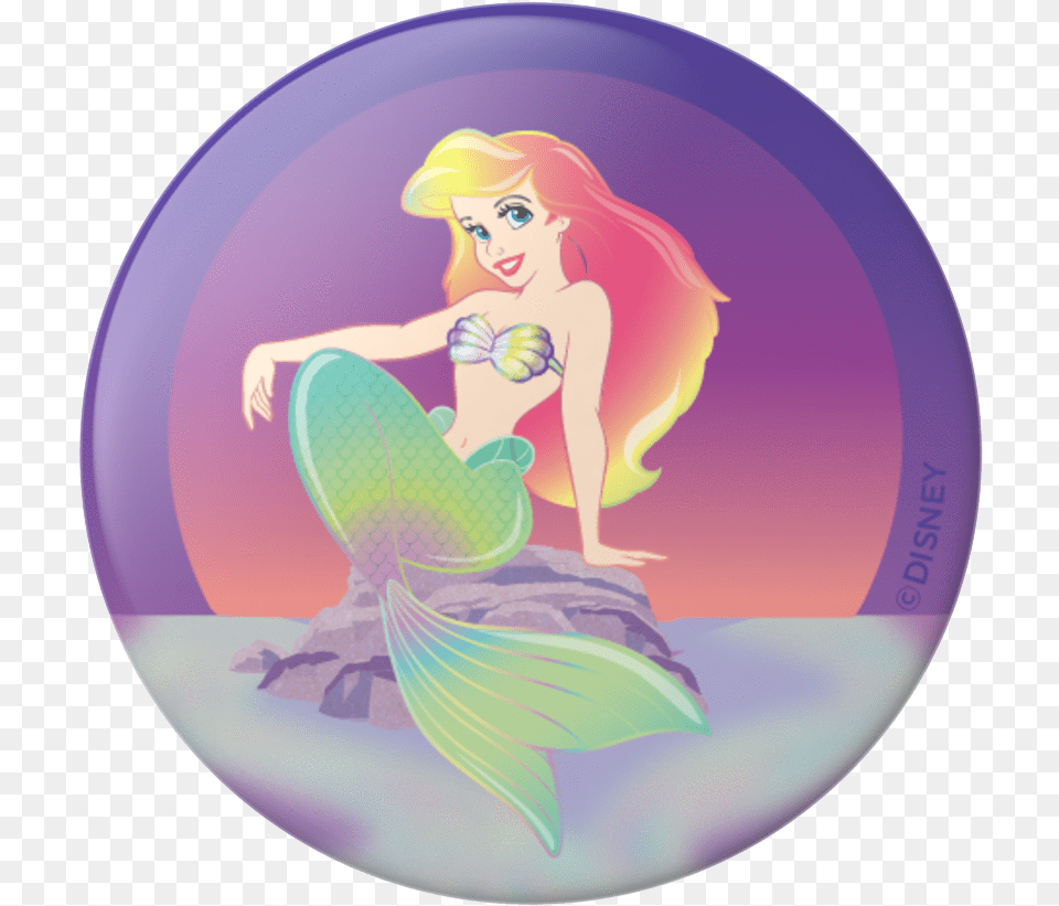 Ariel Little Mermaid Icon, Person, Face, Head, Toy Free Png