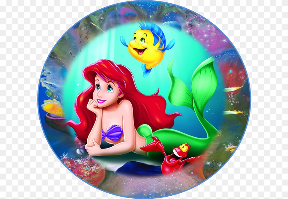Ariel Little Mermaid Sebastian And Flounder, Photography, Face, Head, Person Free Png