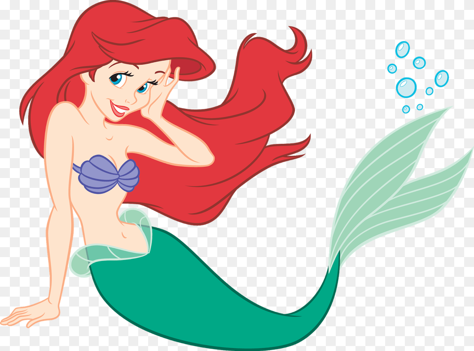 Ariel Mermaid Clipart, Adult, Female, Person, Woman Png