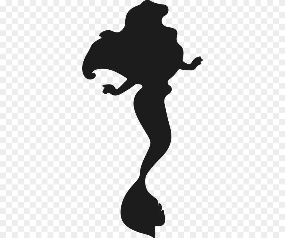Ariel Silhouette Clip Art, Baby, Person Png Image