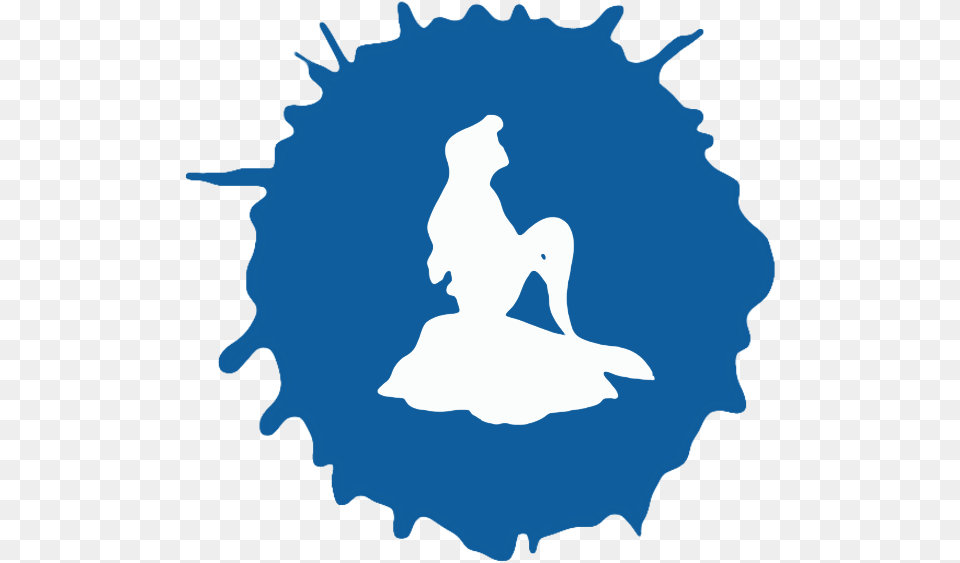Ariel Silhouette Descendants Logo, Dancing, Leisure Activities, Person, Animal Free Transparent Png