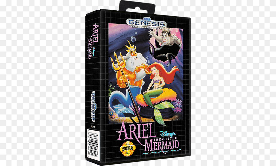 Ariel The Little Mermaid Sega Mega Drive Game Disney39s Ariel The Little Mermaid, Advertisement, Poster, Book, Publication Png Image