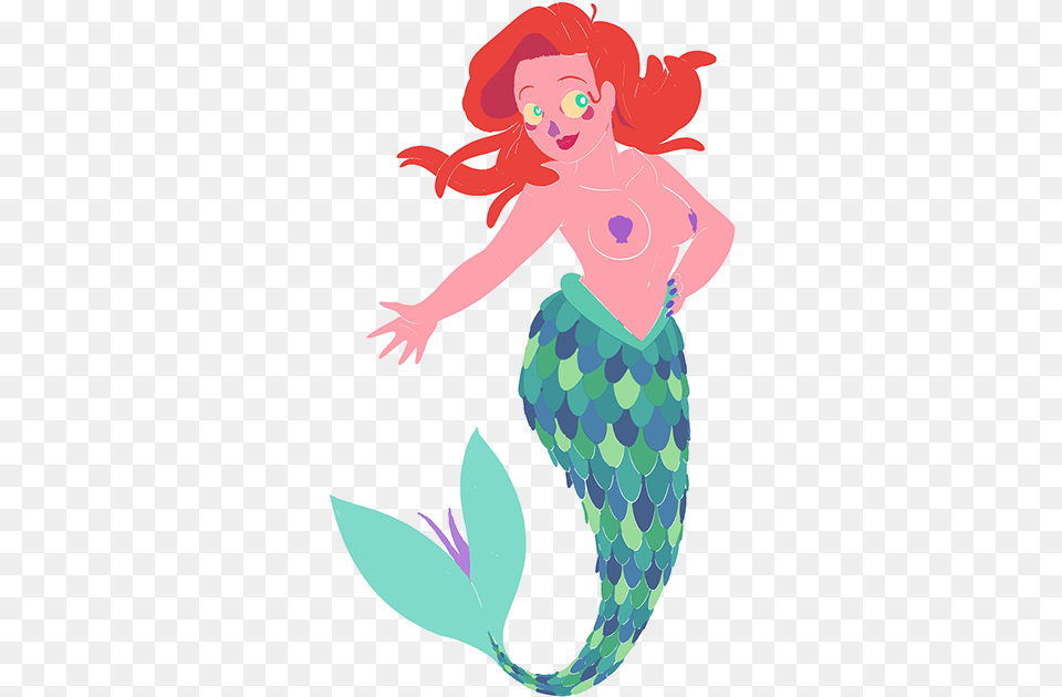 Ariel The Little Mermaid The Little Mermaid, Art, Graphics, Baby, Person Png