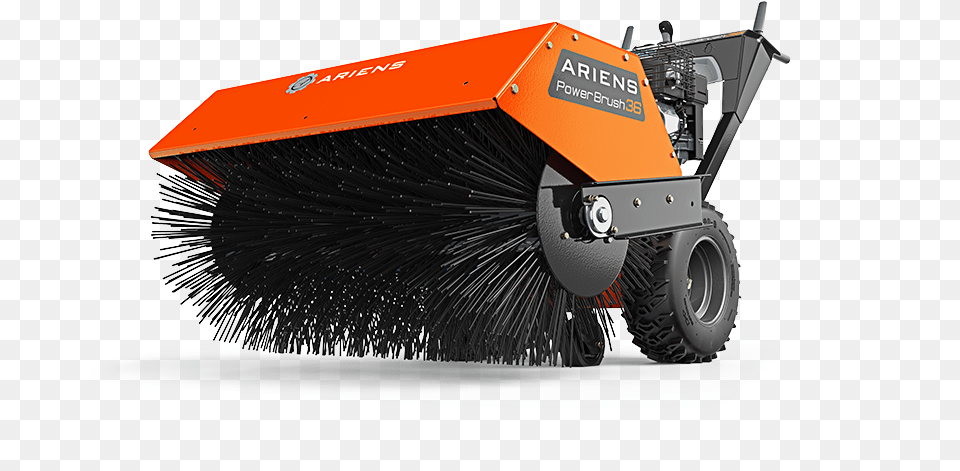 Ariens Power Brush, Grass, Plant, Tractor, Transportation Free Png Download