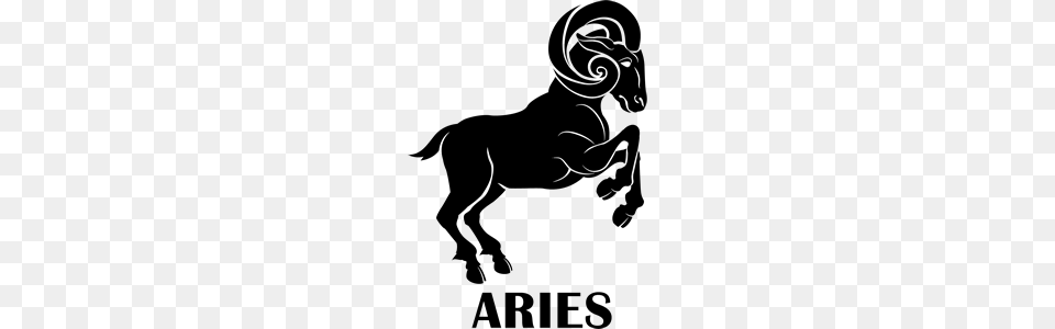 Aries, Stencil, Silhouette, Animal, Canine Png