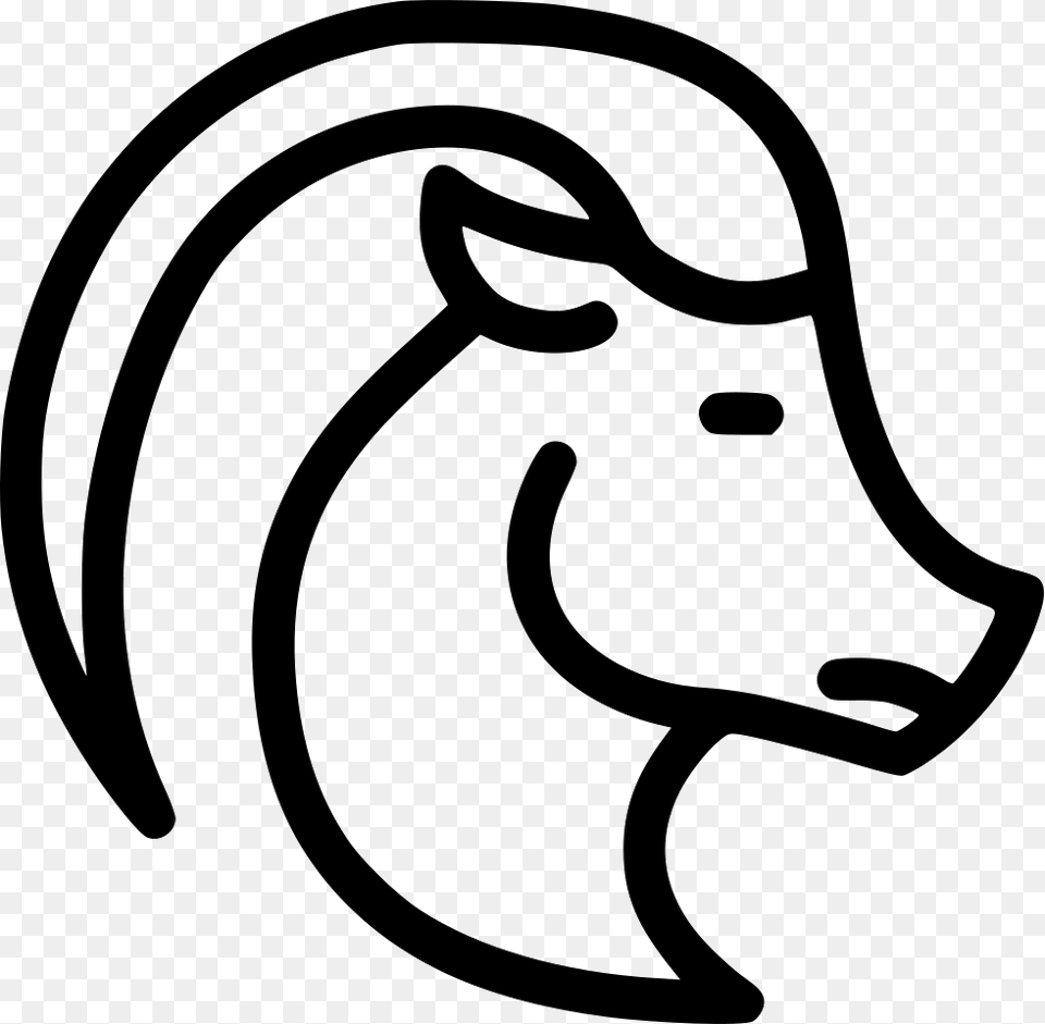 Aries, Stencil, Animal, Mammal, Hog Free Png