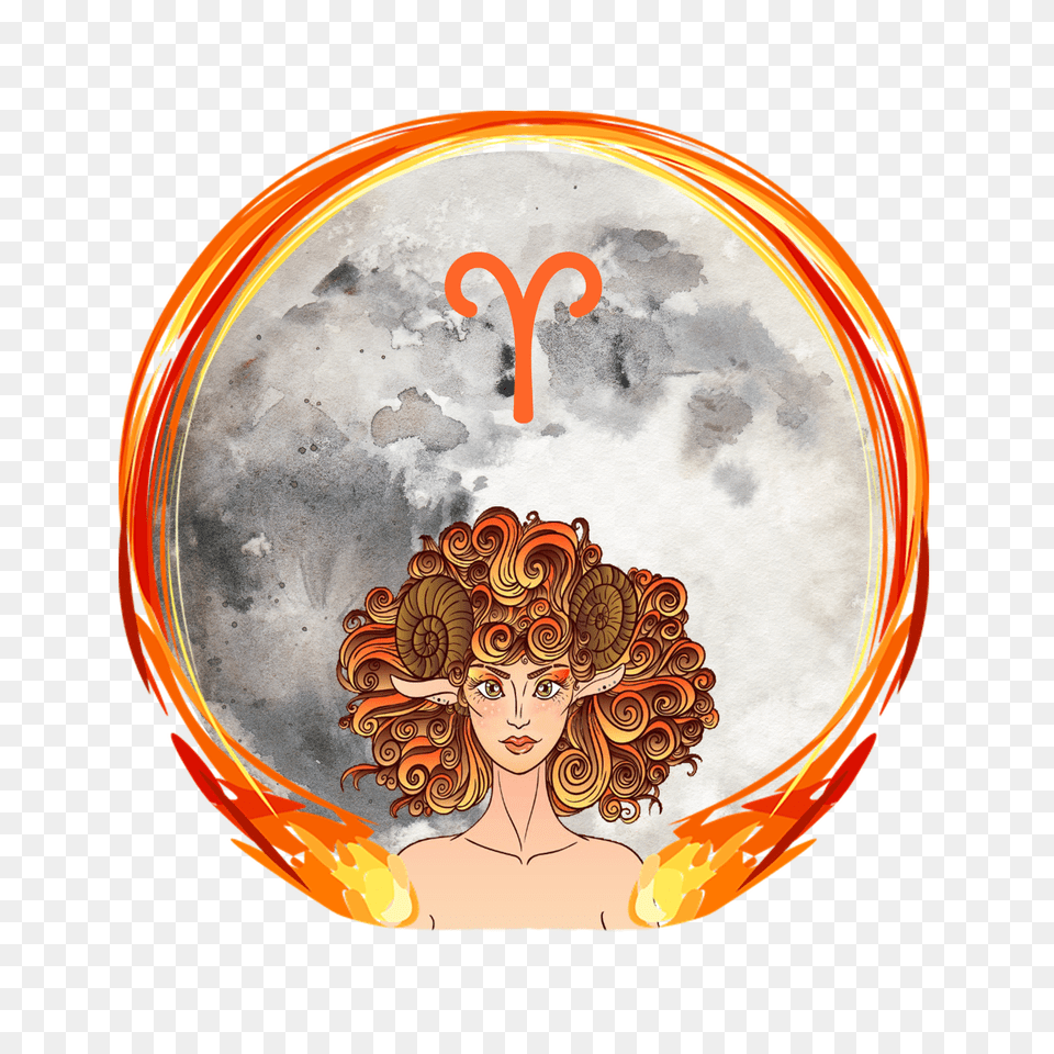 Aries Full Moon September The Manifesting Moon Mystic Blog, Painting, Art, Person, Adult Png Image