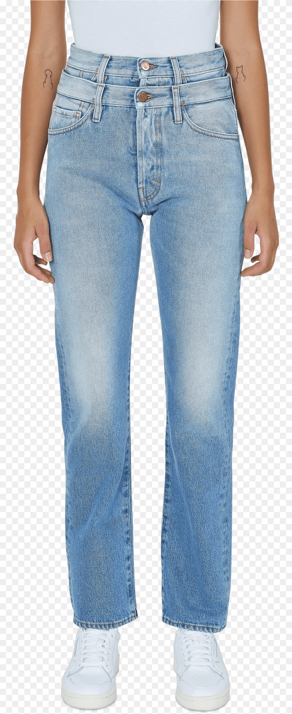 Aries Lily Double Waistband Jeans, Clothing, Pants Free Png