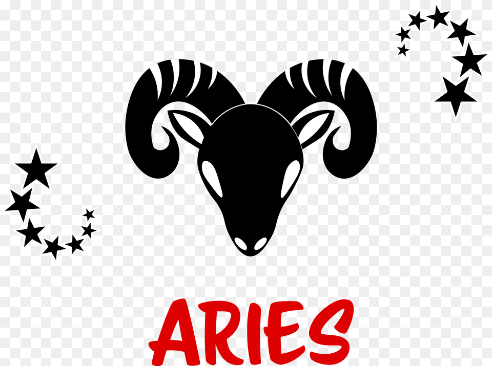 Aries New, Stencil, Symbol Png Image