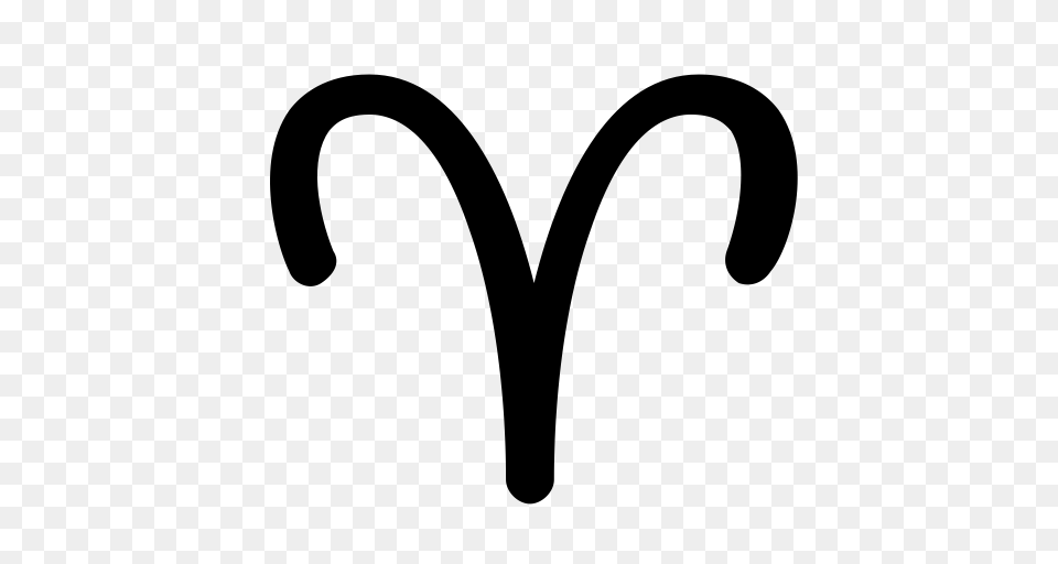 Aries Sign Symbolism Icon With And Vector Format For, Gray Free Transparent Png